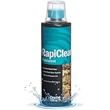 CrystalClear RapiClear Liquid Pond Flocculant for Outdoor Water Gardens, Fountains & Ponds, Natural Clarity Solution, Fish, Plant & Pet Safe, 16 Ounce