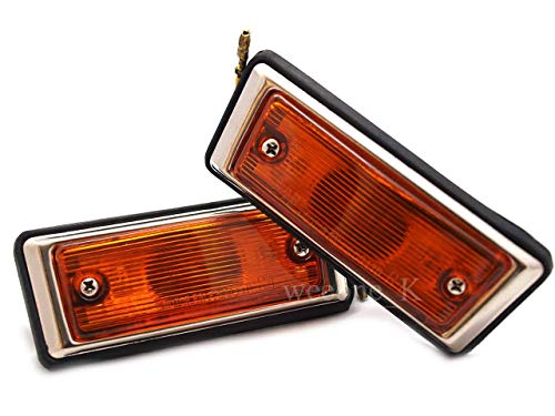 K1AutoParts 1 Pair Side Marker Indicator Turn Signal Light For Toyota Hilux RN20 1972-1978
