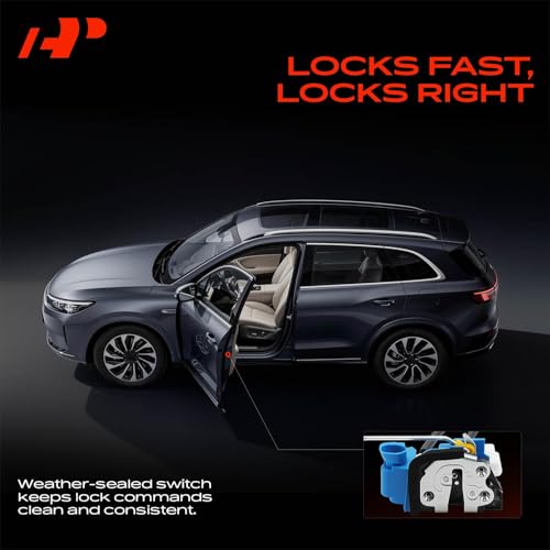 Image of A-Premium Front Right Passenger Side Door Lock Actuator Compatible with Kia Rio 2012-2017, for 6 Pins with Key Hole