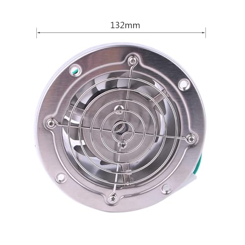 Extractores de ventilación para ventana de 4 pulgadas de tubería en acero inoxidable sin cubierta miniatura 3