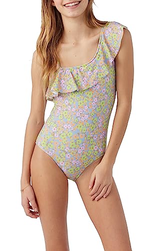 O'NEILL Girl's One Piece Bathing Suit - Medium to Full Coverage One Piece Swimsuits for Girls - Main Image