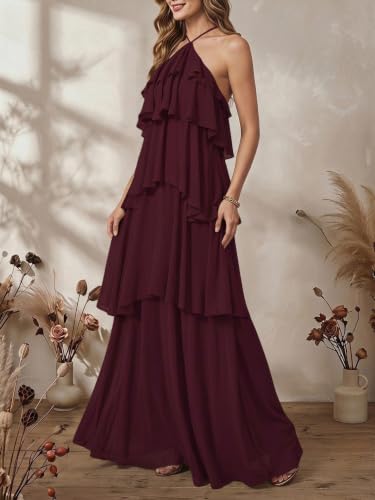 Image of SOLY HUX Women's Wedding Guest Maxi Dress