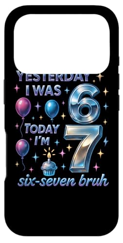 ̂6 傤7 Six Seven Bruh ~[ TVc o[Xf[ Gen Z Alpha X}zP[X iPhone 17 Pro p