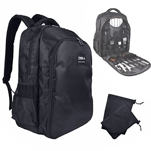 Hairdressing Travel Tools Backpack,Stylish Salon Barber Makeup Cosmetics Tools Bag Hairstyling Case Large capacity Hairstylist Organizer for Equipment