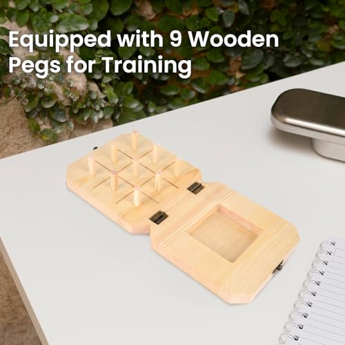 YiePhiot Wooden Pegboard for Hand Dexterity, Occupational Therapy Equipment, Peg Board to Improve Finger Dexterity - Image 6