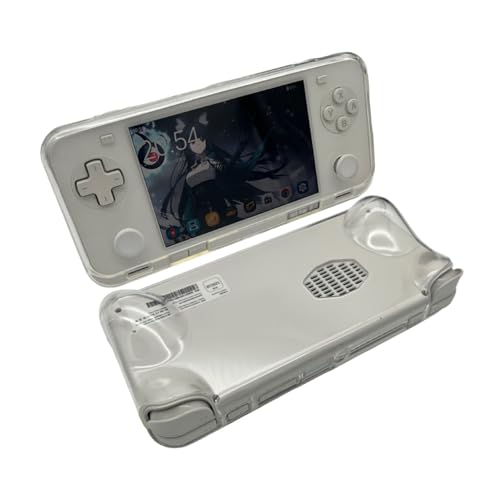 Protective Case Cover For AYANEO Pocket ACE Game Console, Anti-seismic Anti-fall Full Coverage TPU Protective Sleeve With Ventilation Hole (Transparent)