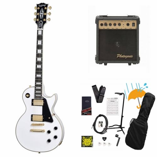 Epiphone/Inspired by Gibson Custom Les Paul Custom Alpine White PG-10AvtGLM^[S҃ZbgR