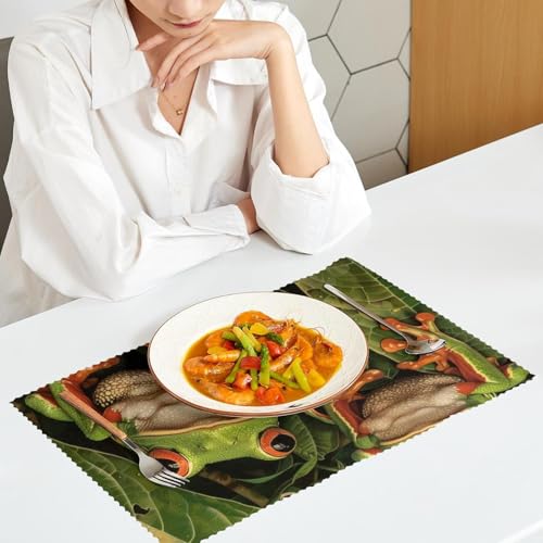 Set de table antidérapant et résistant à la chaleur pour table de salle à manger - 7
