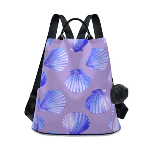 Sac à dos pour femme motif coquillage parfait pour vos balades en ville