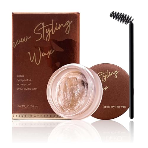 Eyebrow Soap Kit - Waterproof Long-Lasting Brow Styling Wax & Gel for Natural Shaping & Defining, Includes Brow Shaping Cream & Styling Soap