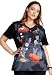 Tooniforms Women Scrubs Top V-Neck TF745, S, Nightmare Shift
