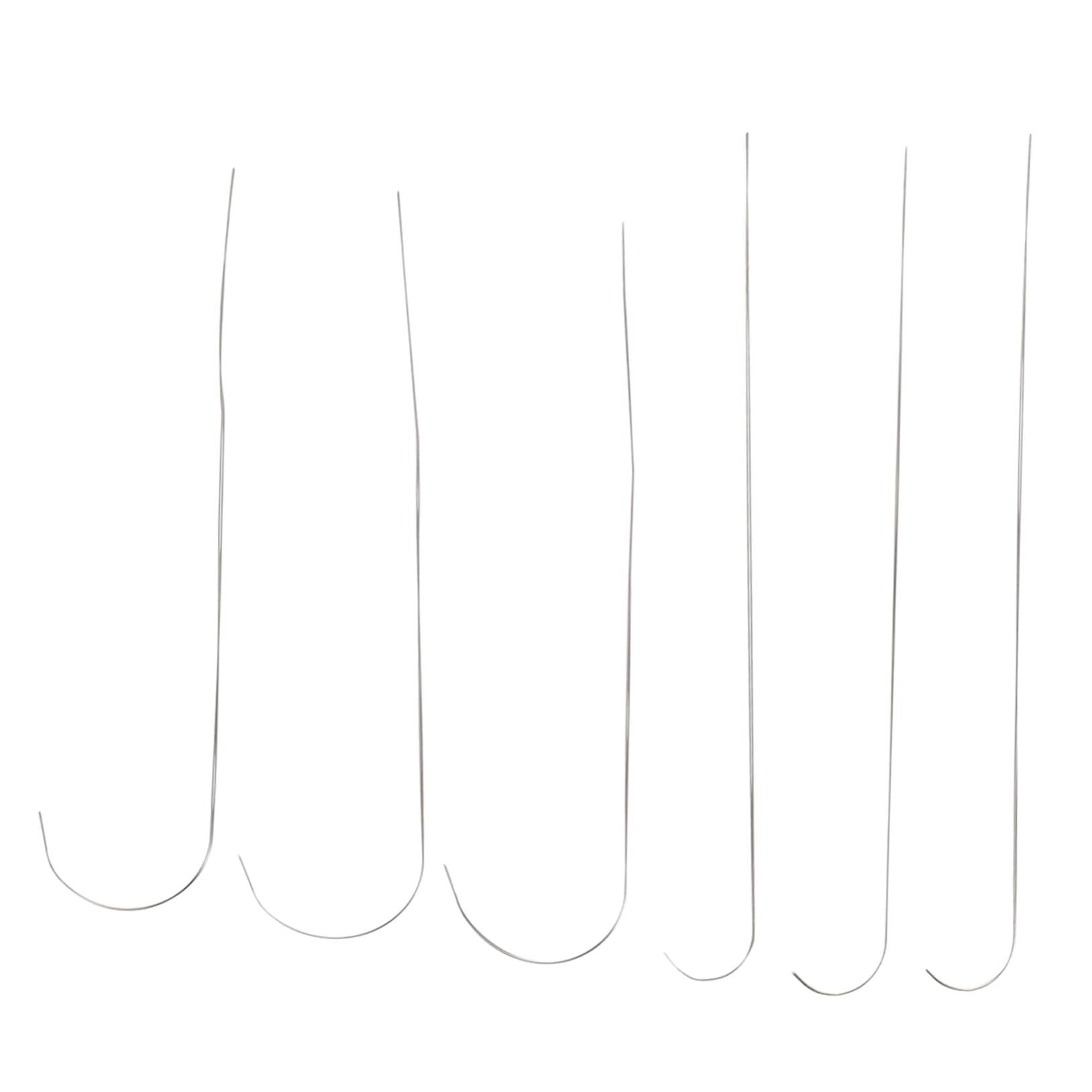 ULDIGI Bead Threader for Bracelets 6pcs Beading Needles Tee Pin Stainless Bead Needles Set for DIY Jewelry Making