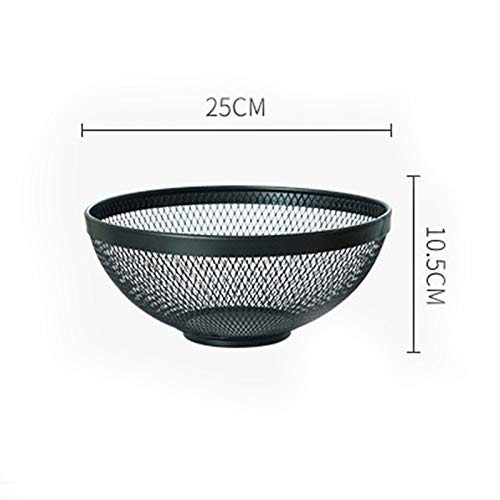 Cesta de fruta de malla de hierro forjado elegante para el hogar 4