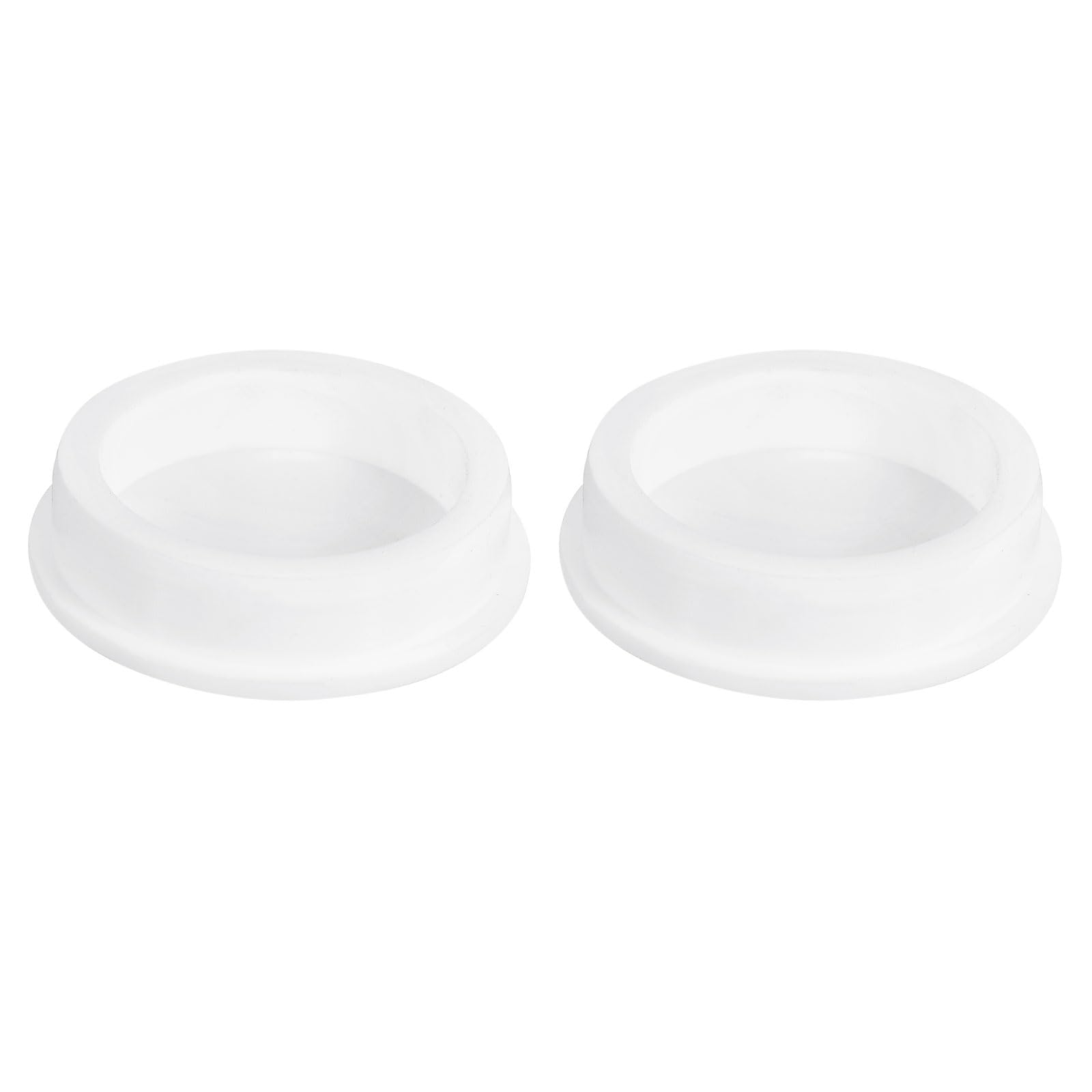 uxcell 2Pcs White Plug Holes, Waterproof Rubber Button Plug for 61.5mm / 2.42" Hole