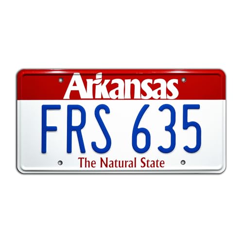 Plaque d'immatriculation FRS 635 pour une ambiance garage rock