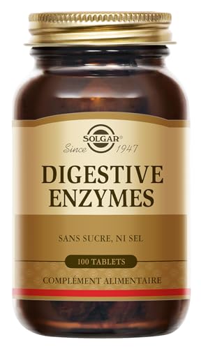 Solgar Digestive Enzymes - Digestion - Système digestif- Enzymes digestives - Complément...