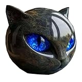 【Design Élégant et Moderne】Cette figurine tête de chat se distingue par son style raffiné et sa texture marbrée douce. Son apparence minimaliste s’intègre parfaitement dans les intérieurs contemporains, apportant une touche décorative subtile à chaque pièce.