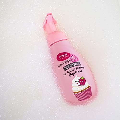 Miniatura 3 de The Fruit Company 26300013 - Jabón de Manos Espuma Mousse, Fresa Nata, 250 ml, 4 ud.
