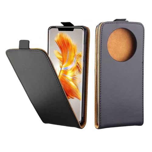 Protection Huawei Mate 50 Pro König Design étui rabat clapet noir