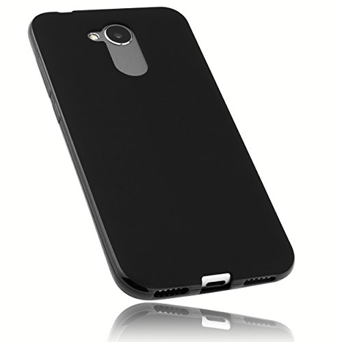 mumbi Funda Compatible con Honor 6A Caja del teléfono móvil, Negro