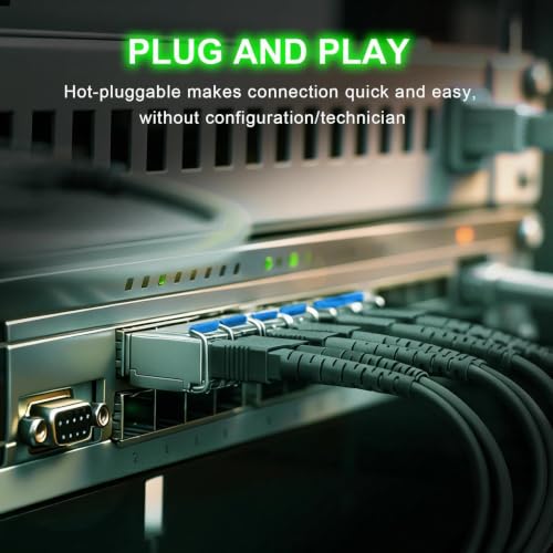 Image of 2 Pack 1.25G LC 20KM 1310nm SMF Single Mode Transceiver 1000Base-LX Module