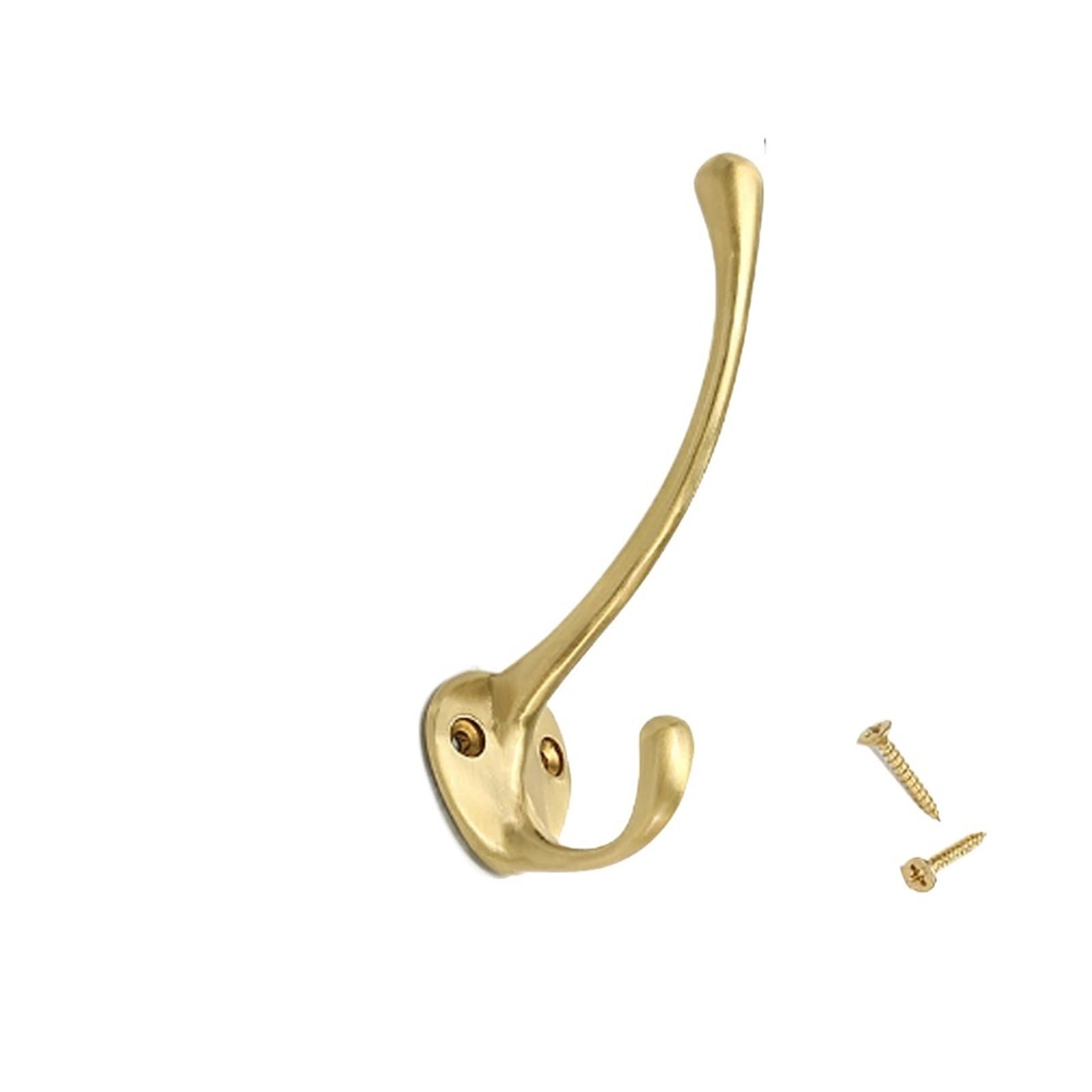 UALXPAO Brass Robe Hook Wall Mounted Wall Brass Clothes Hook