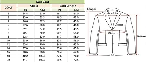 Sailiiny Blazer For Boys Coat One-Button Jacket Blue Suit For Kids Slim Fit Suits With Lapel Formal Blazer Size 18 thumb #4