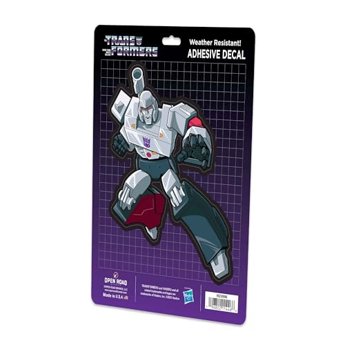 Image of Hasbro Transformers Megatron Adhesive Vinyl Decal - Fun Transformers Sticker for Car, Window or Laptop
