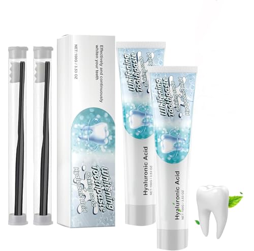 Scoban Whitening Toothpaste,Japanese Scoban Teeth Whitening Toothpaste,Hyaluronic Acid Whitening,Scoban Whitening Toothpaste Hyaluronic Acid Whitening,Deep Cleaning (2 pcs)