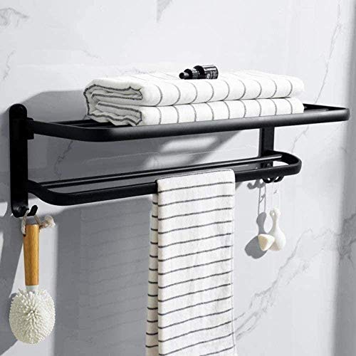 Almacenamiento de baño plegable estante de aluminio con secado resistente 3
