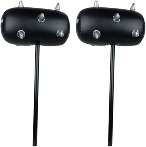 Zerodeko 2 martillos inflables, martillo inflable de PVC, martillo grande de juguete con mango duro, juguete de piscina para niños, juguete de