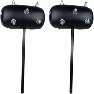 Zerodeko 2Pcs Inflatable Hammer, PVC Blow Up Hammer Large Hammer Toy with Hard Handle Kids Hammer Toy Pool Game Toy Halloween Cosplay Accessories Party Decorations