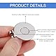 Butyeak Magnetisch Golf Ballmarkierer, Cap Clip Golf, Golf Magnetisch Hut Clip, Golfballmarker, 3 Stück Golf Hut Clip, Golfkappen Clips, Golf Mütze Clips mit Starkem Magnet, Golfmützen Clips