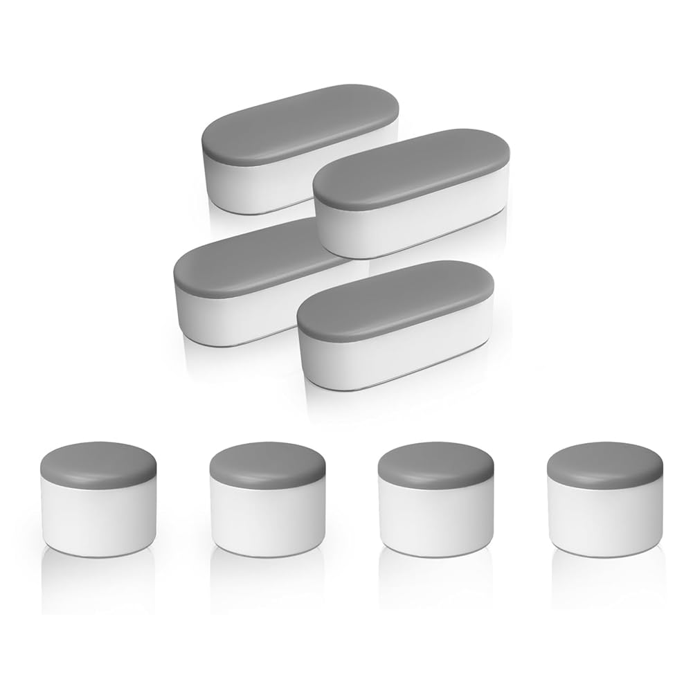 Hndhbfgrt Toilet Seat Bumpers Universal Non-Slip for Bidet and Toilet Lid Attachment, 8Pcs Toilet Seat Spacers