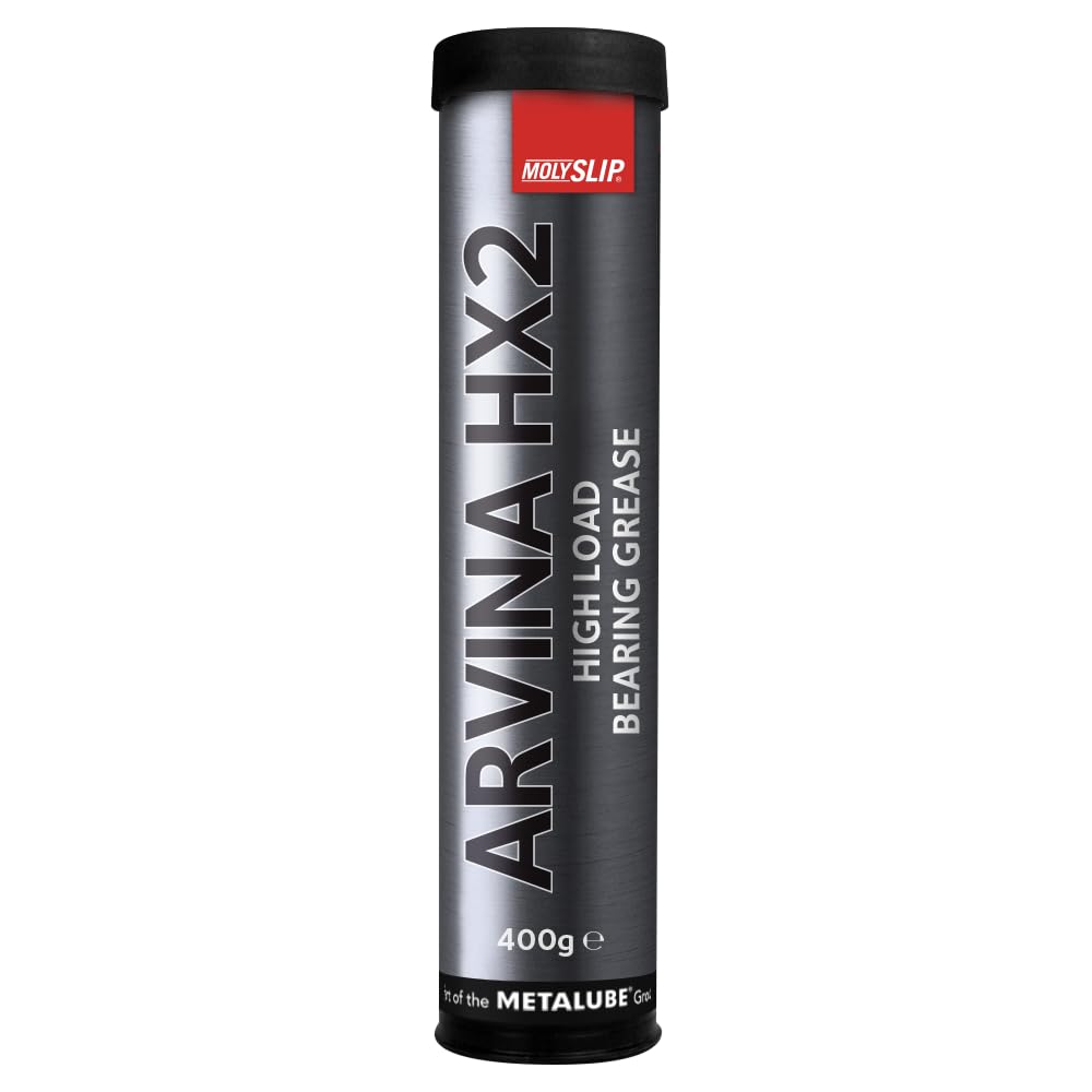 Molyslip Arvina HX2 High-Load Bearing Grease 400 g Cartridge, 400 grams