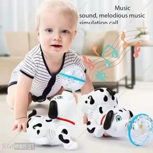 Image of Kids Mandi Dancing Dog Electronic Pet Toy | Interactive Moving Dog Toy with Music & Lights for Kids