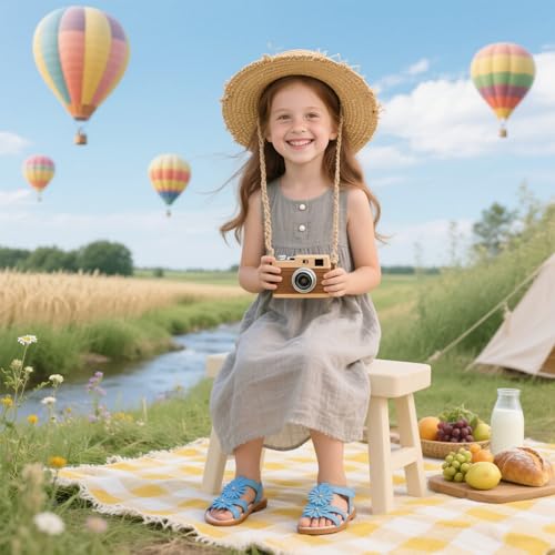 Image of Kiderence Toddler Girls Sandals Little Girls Kids Shoes Girls Sandals Toddler