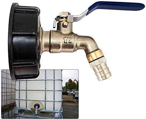 Boxonly S60x6 to 3/4" IBC Tank Adapter Water Tank Faucet Coarse Thread Hose Connection Outlet 14mm - Image 2