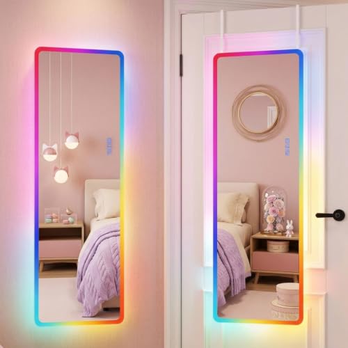 LVSOMT RGB Led Full Length Mirror