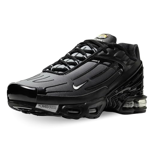 Nike Air MAX Plus III - Zapatillas de Correr para Hombre, Black Wolf Grey Black, 38.5 EU