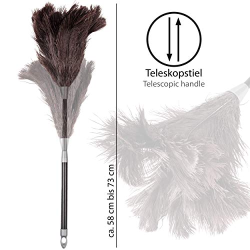 Heim & Büro Staubmedel struisveer, met telescoopsteel, handstofzuiger, stofwisser, afstoffen - Image 3