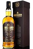 whisky 21 years old feroz, un poco de roble, afrutado y con delicadeza Peaty