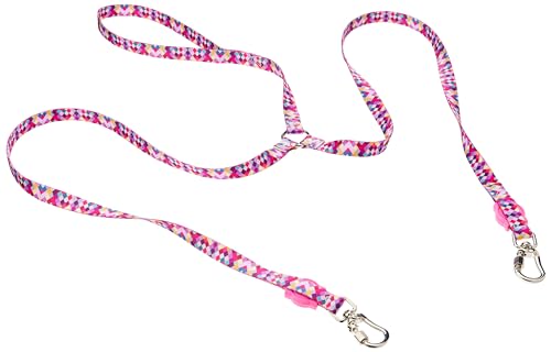 MY PET BRASIL Guia Dupla Para 2 Cachorros Pequena(15Mm) Guia Dupla Pixel Para Cães Reforçada E Resis