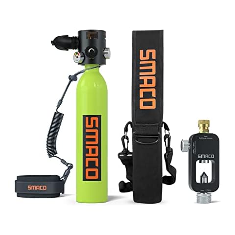 SMACO Mini Tauchflasche Sauerstoffflasche Taucherflasche Mini zum tauchen Cover