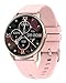 Produktbild ASIAMENG Smartwatch für Damen Herren,1.28 Zoll Round TFT Display Fitnessuhr Damen, Pulsuhr,Schrittzähler,Schlafmonitor,Personalisiertes Zifferblatt,SMS Anruf Benachrichtigung für iOS Android Handy