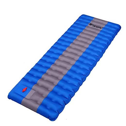 YSXHW Self Inflating Camping Pads Thick 4.7 Inch Lightweight Camping Sleeping Pad Ultralight,Compact,Waterproof PVC Inflatable Mat for Tent, Hiking and Backpacking - Blue Built in Pump