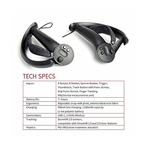 Valve Index Knuckles VR Controllers Steam (Color : Only Left)