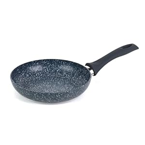 Russell Hobbs Nightfall Stone 20 cm Frying Pan – Non-Stick, Induction Compatible, Egg, Pancake, Long-Lasting Aluminium, PFOA-Free Cookware, Omelette Skillet, Non-Toxic, Use Little to No Oil