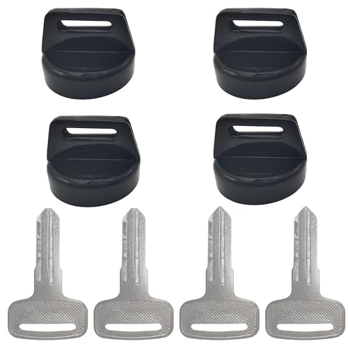 4010321 5433534 ATV Blank Key with Four Ignition Key Cover Compatible with Polaris 22 23 27 28 Series Magnum 325 330 500 Sportsman 335 400 450 500 Trail Blazer 250 Xpedition 325 Xplorer 250 400 4pcs