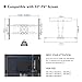 BONTEC Soporte TV Pared de 32-75 Pulgadas Plana & Curva LED LCD,...